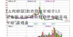 [上汽股票]幻方量化不低于3.5亿自购 指出“量化集体平仓致市场下跌”系谣言