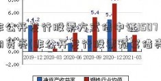 非公开发行股票方式借中证1507期货壳(非公开发行股票预案借壳)