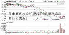 闸北区南山路证券开户(股票代码加星什么意思)