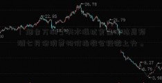 「烟台万润」洪水滋扰食品价格局预测七月份消费物价指数会轻微上升。